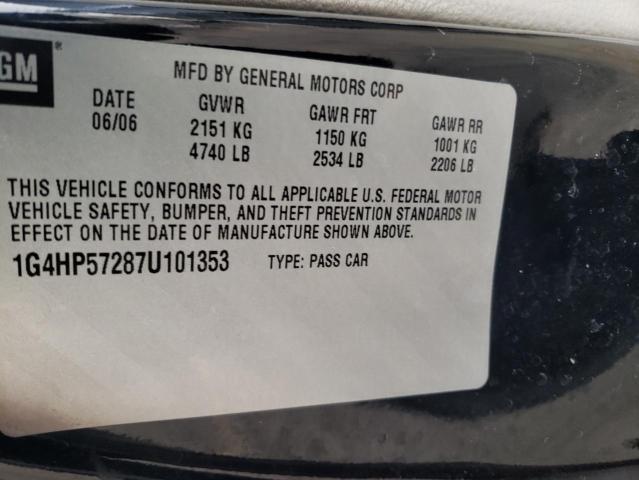 Photo 9 VIN: 1G4HP57287U101353 - BUICK LUCERNE CX 