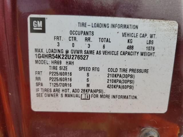 Photo 11 VIN: 1G4HR54K22U276527 - BUICK LESABRE 