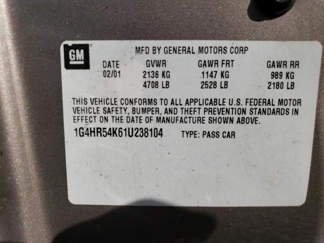 Photo 11 VIN: 1G4HR54K61U238104 - BUICK LESABRE 