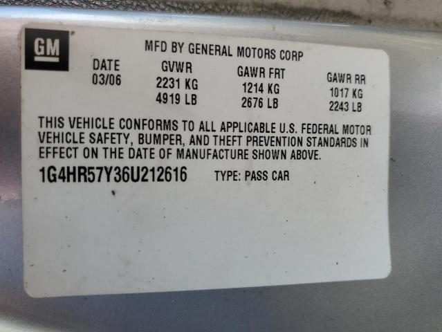 Photo 12 VIN: 1G4HR57Y36U212616 - BUICK LUCERNE 