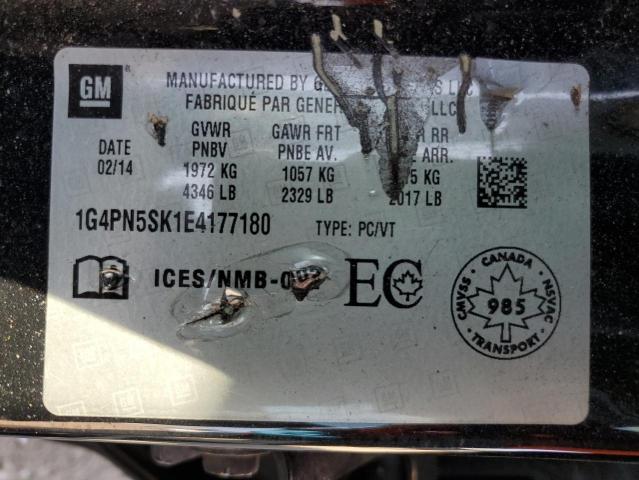 Photo 12 VIN: 1G4PN5SK1E4177180 - BUICK VERANO 