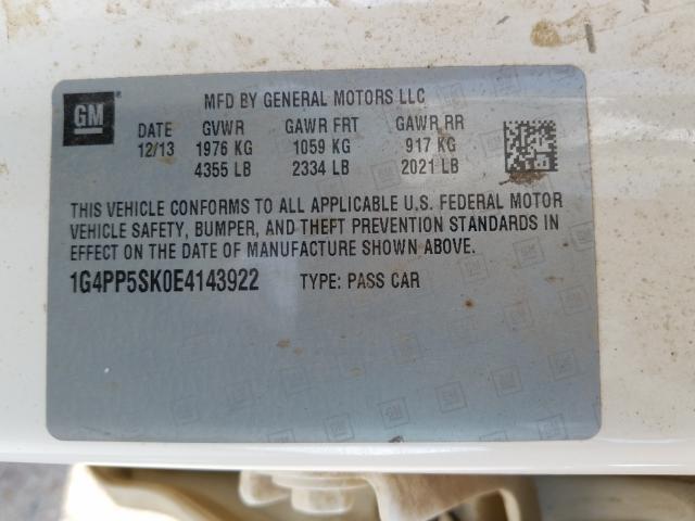 Photo 9 VIN: 1G4PP5SK0E4143922 - BUICK VERANO 