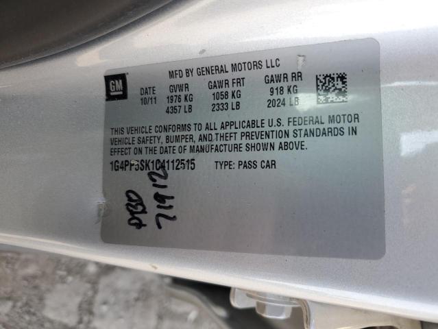 Photo 11 VIN: 1G4PP5SK1C4112515 - BUICK VERANO 