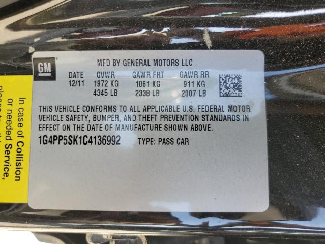 Photo 12 VIN: 1G4PP5SK1C4136992 - BUICK VERANO 