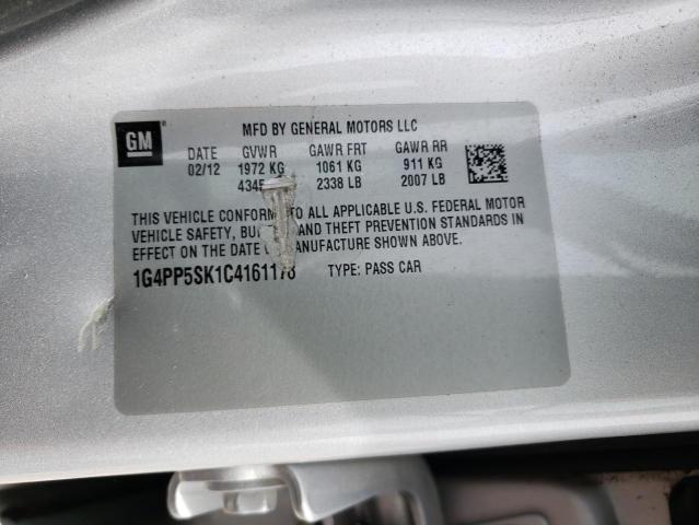 Photo 11 VIN: 1G4PP5SK1C4161178 - BUICK VERANO 