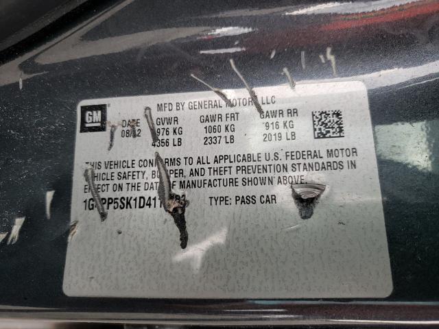 Photo 9 VIN: 1G4PP5SK1D4112483 - BUICK VERANO 