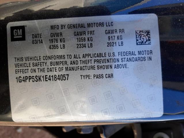 Photo 9 VIN: 1G4PP5SK1E4184057 - BUICK VERANO 