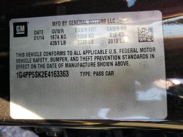 Photo 9 VIN: 1G4PP5SK2E4163363 - BUICK VERANO 