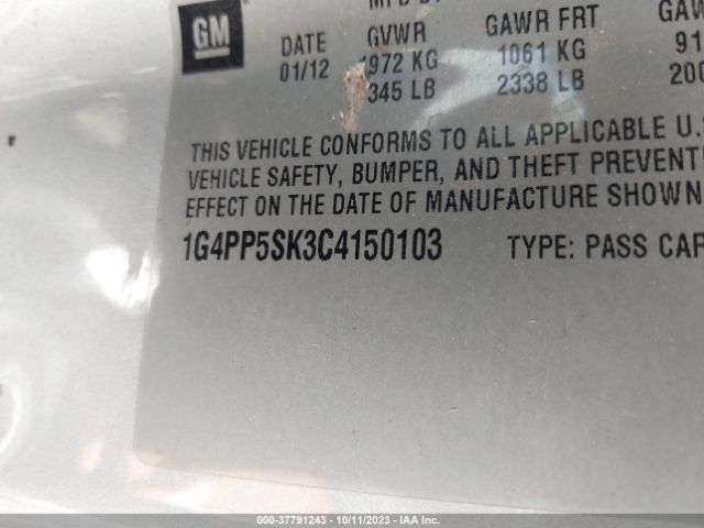 Photo 8 VIN: 1G4PP5SK3C4150103 - BUICK VERANO 