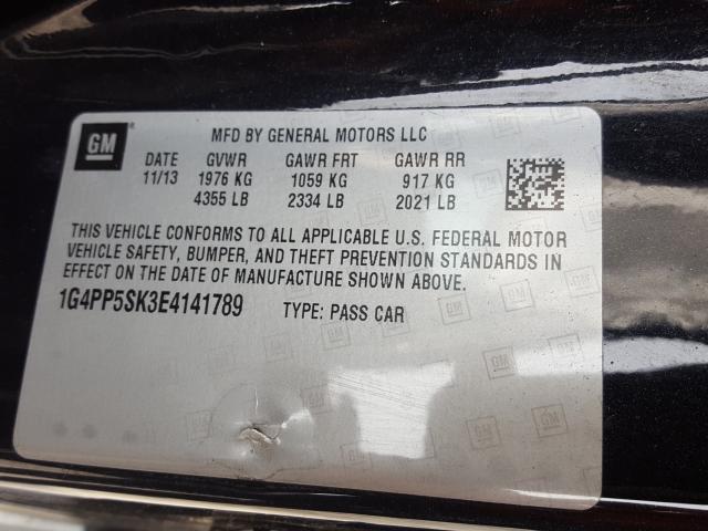 Photo 9 VIN: 1G4PP5SK3E4141789 - BUICK VERANO 