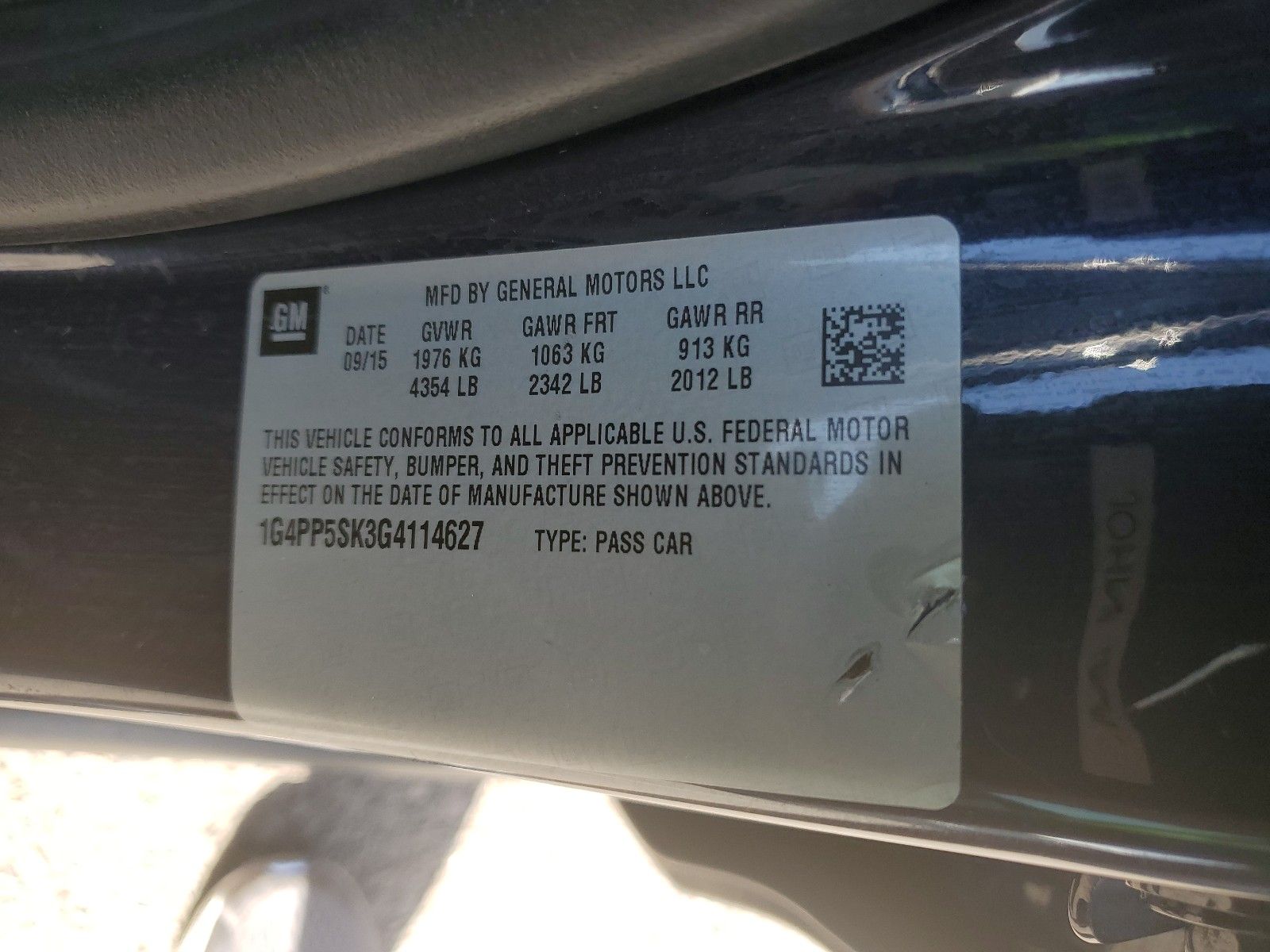 Photo 11 VIN: 1G4PP5SK3G4114627 - BUICK VERANO 