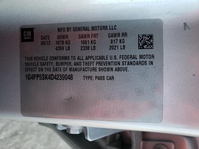 Photo 9 VIN: 1G4PP5SK4D4239048 - BUICK VERANO 