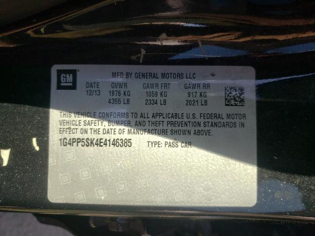 Photo 9 VIN: 1G4PP5SK4E4146385 - BUICK VERANO 