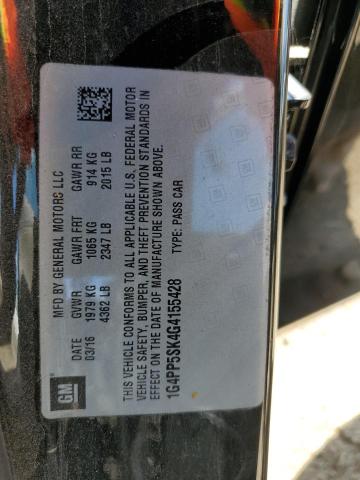 Photo 12 VIN: 1G4PP5SK4G4155428 - BUICK VERANO 