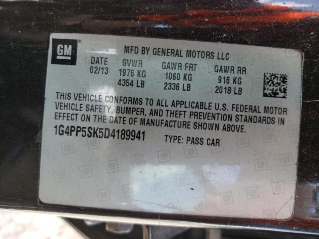 Photo 9 VIN: 1G4PP5SK5D4189941 - BUICK VERANO 