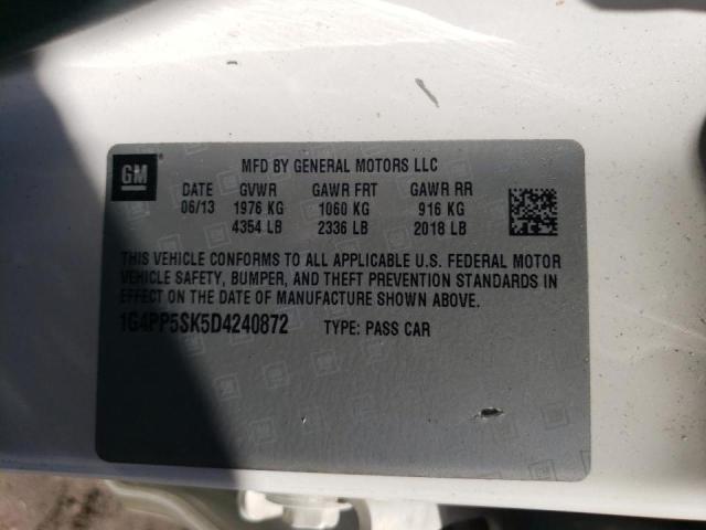 Photo 11 VIN: 1G4PP5SK5D4240872 - BUICK VERANO 