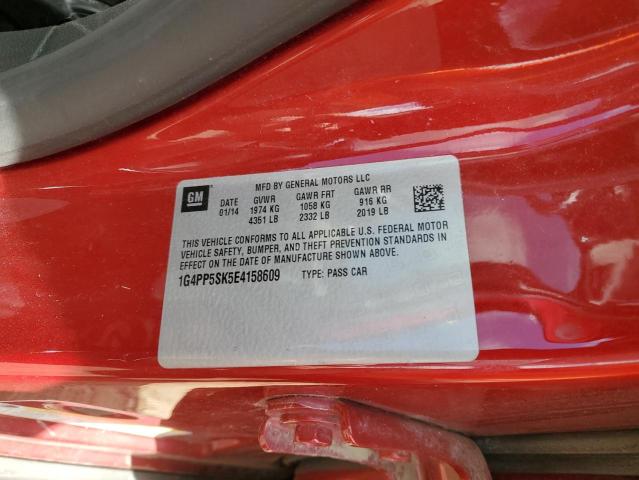 Photo 11 VIN: 1G4PP5SK5E4158609 - BUICK VERANO 