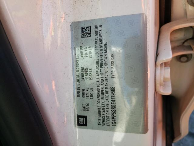 Photo 12 VIN: 1G4PP5SK5E4179508 - BUICK VERANO 