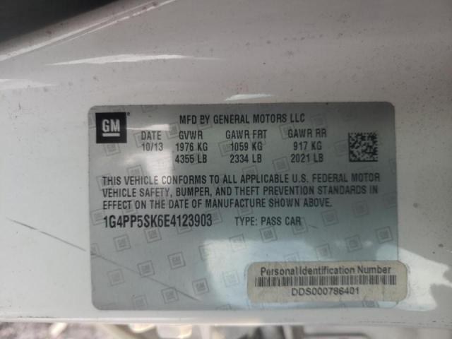 Photo 9 VIN: 1G4PP5SK6E4123903 - BUICK VERANO 