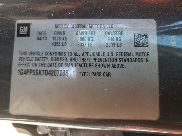 Photo 9 VIN: 1G4PP5SK7D4207288 - BUICK VERANO 