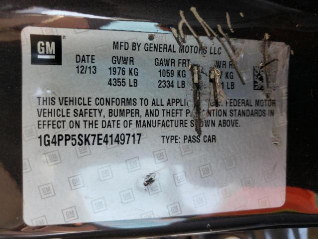 Photo 9 VIN: 1G4PP5SK7E4149717 - BUICK VERANO 