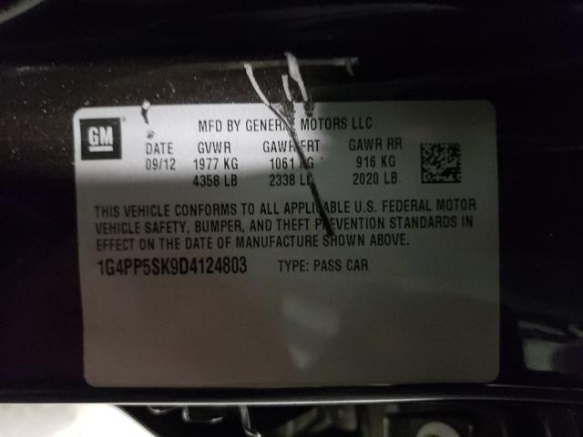 Photo 9 VIN: 1G4PP5SK9D4124803 - BUICK VERANO 