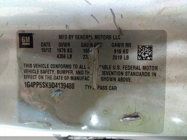 Photo 8 VIN: 1G4PP5SK9D4139480 - BUICK VERANO 