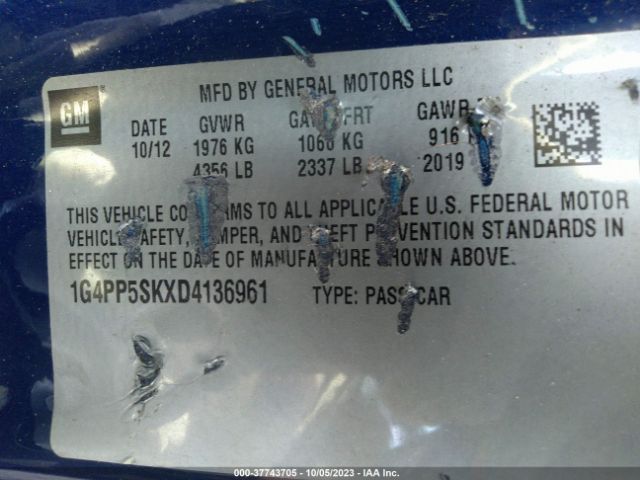 Photo 8 VIN: 1G4PP5SKXD4136961 - BUICK VERANO 