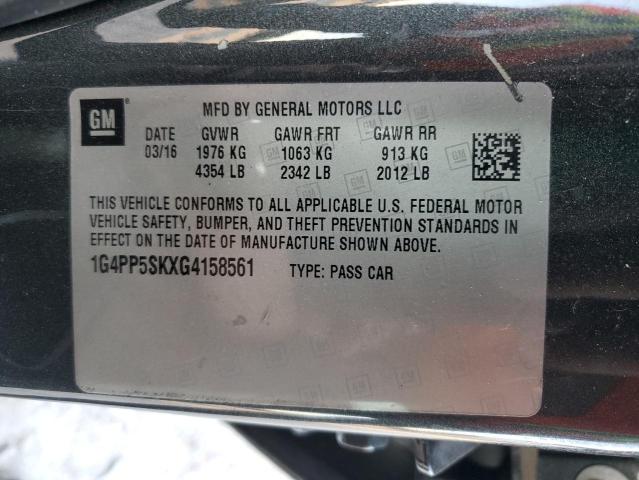 Photo 11 VIN: 1G4PP5SKXG4158561 - BUICK VERANO 