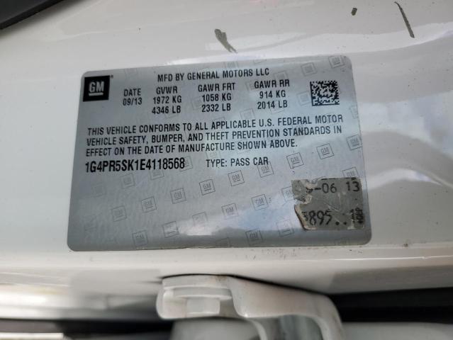 Photo 12 VIN: 1G4PR5SK1E4118568 - BUICK VERANO CON 