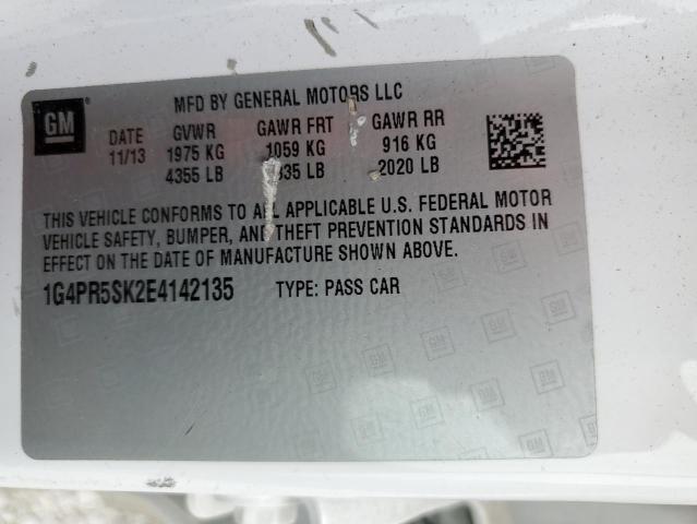 Photo 11 VIN: 1G4PR5SK2E4142135 - BUICK VERANO CON 