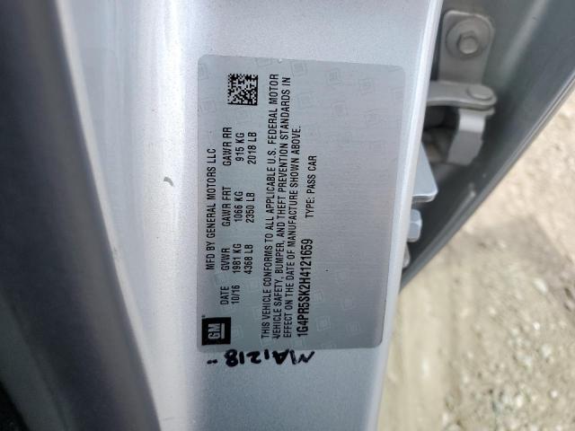 Photo 11 VIN: 1G4PR5SK2H4121659 - BUICK VERANO SPO 