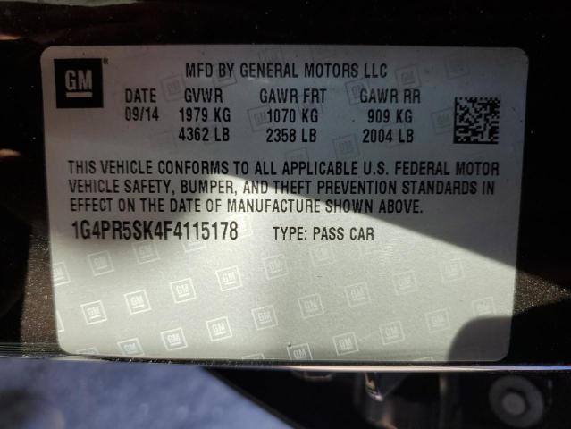 Photo 11 VIN: 1G4PR5SK4F4115178 - BUICK VERANO CON 