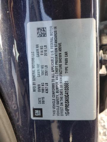 Photo 11 VIN: 1G4PR5SK6G4103681 - BUICK VERANO CON 