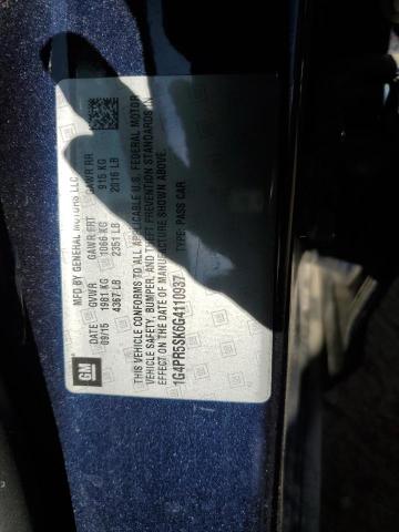 Photo 11 VIN: 1G4PR5SK6G4110937 - BUICK VERANO CON 