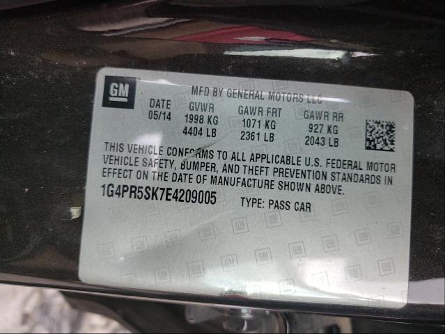 Photo 9 VIN: 1G4PR5SK7E4209005 - BUICK VERANO CON 