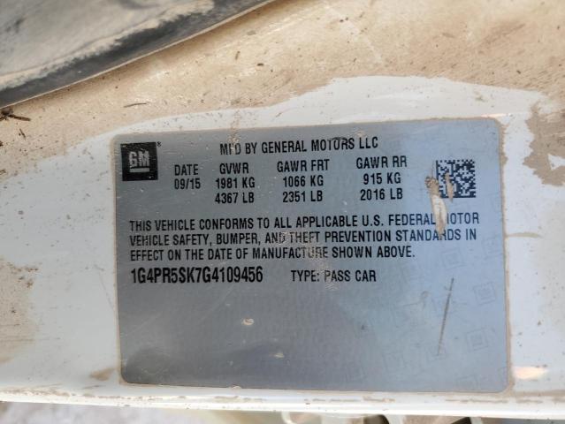 Photo 12 VIN: 1G4PR5SK7G4109456 - BUICK VERANO CON 