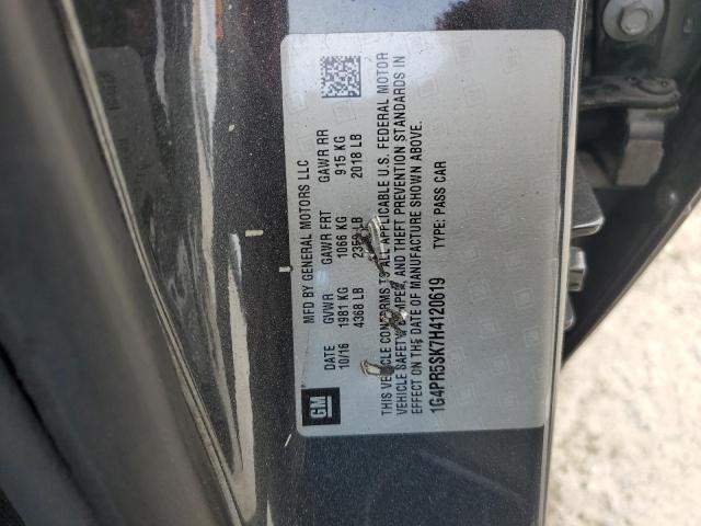 Photo 11 VIN: 1G4PR5SK7H4120619 - BUICK VERANO SPO 