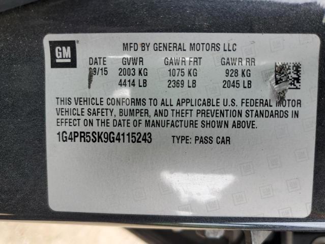 Photo 11 VIN: 1G4PR5SK9G4115243 - BUICK VERANO 