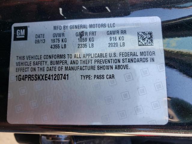 Photo 9 VIN: 1G4PR5SKXE4120741 - BUICK VERANO CON 