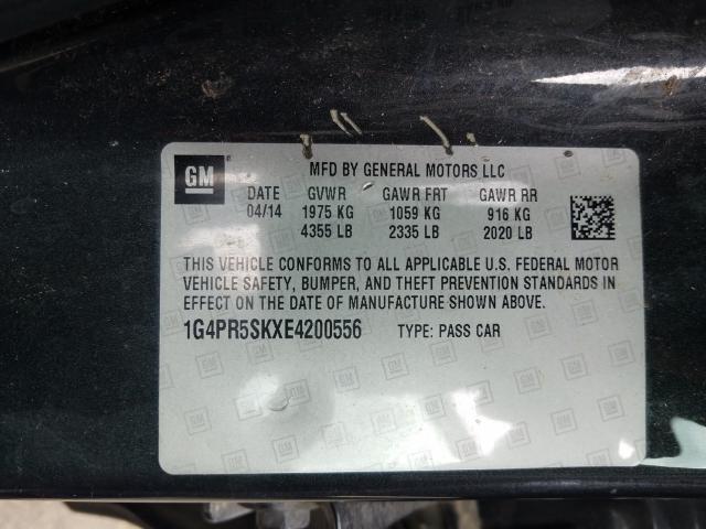 Photo 9 VIN: 1G4PR5SKXE4200556 - BUICK VERANO CON 