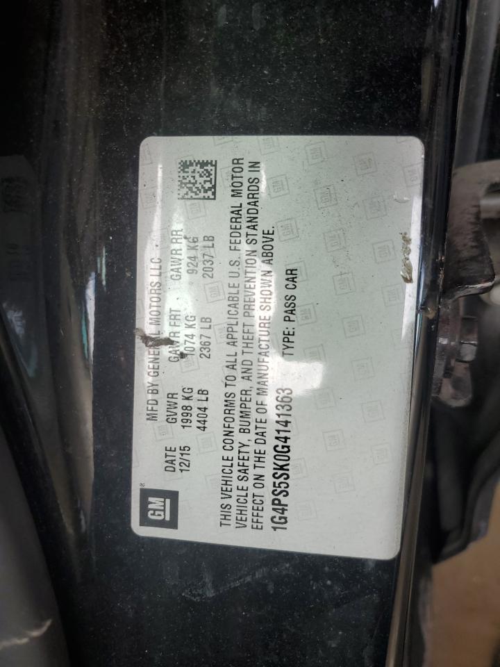 Photo 11 VIN: 1G4PS5SK0G4141363 - BUICK VERANO 