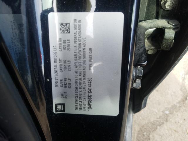 Photo 9 VIN: 1G4PS5SK1C4144430 - BUICK VERANO 