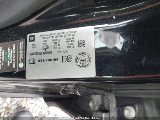 Photo 8 VIN: 1G4PS5SK2F4205109 - BUICK VERANO 