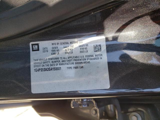 Photo 11 VIN: 1G4PS5SK2G4150601 - BUICK VERANO 