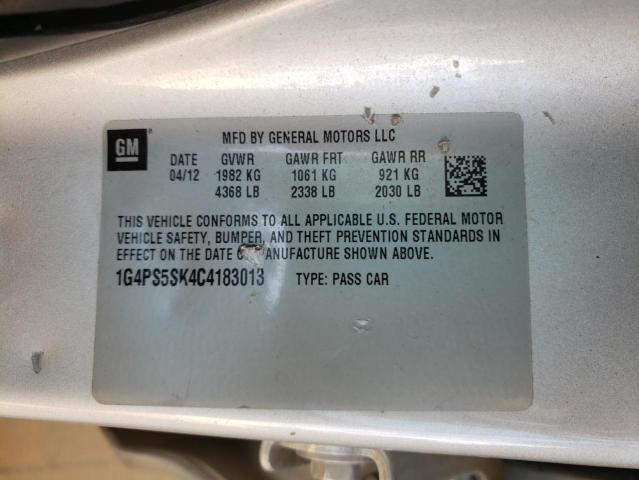 Photo 9 VIN: 1G4PS5SK4C4183013 - BUICK VERANO 