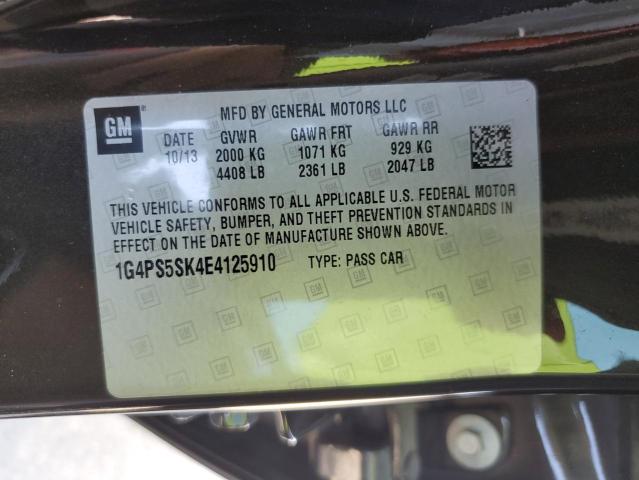 Photo 12 VIN: 1G4PS5SK4E4125910 - BUICK VERANO 