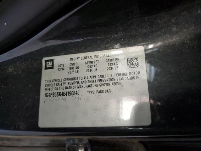 Photo 9 VIN: 1G4PS5SK4E4190840 - BUICK VERANO 