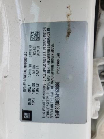 Photo 12 VIN: 1G4PS5SK5D4163080 - BUICK VERANO 