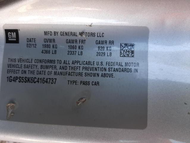 Photo 12 VIN: 1G4PS5SK6C4164737 - BUICK VERANO 